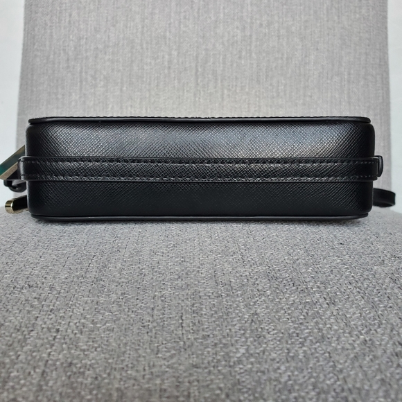 kate spade New York Mila Double Zip Leather Crossbody Bag, Black - Picture 9 of 16